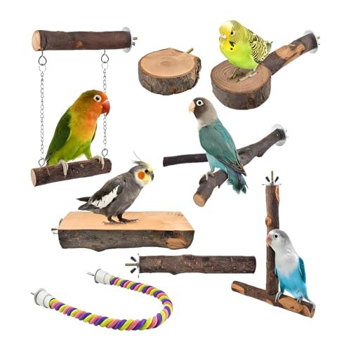 Perchoirs pour cage à oiseaux multi-branches pour entraînement et escalade - 2