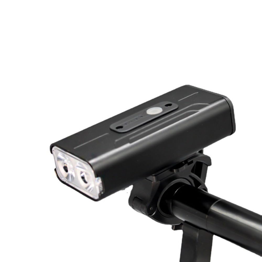 Conjunto De Luces De Bicicleta 2400Mah Potente Luz De Cabeza Súper Brillante 6 Modos Luces De Ciclismo IPX4 Luces Impermeables De Bicicleta De Montaña