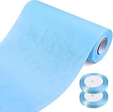 Cieex Vlies Tischläufer 30cm x 25 m, Tischläufer Modern & 2 Rollen Dekoratives Tischband, Table Runner Outdoor Tischdeko für Geburtstage, Hochzeiten,Konfirmation oder Kommunion, Esszimmer Party