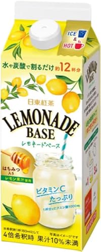 三井農林 日東紅茶 レモネードベース 490ml
