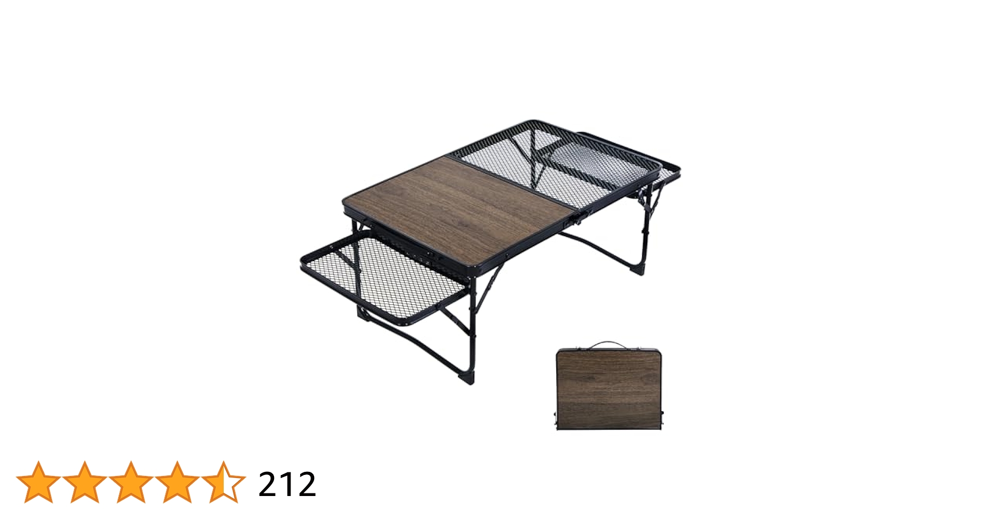 Amazon.co.jp: 【2IN1】TIMBER RIDGE キャンプ テーブル
