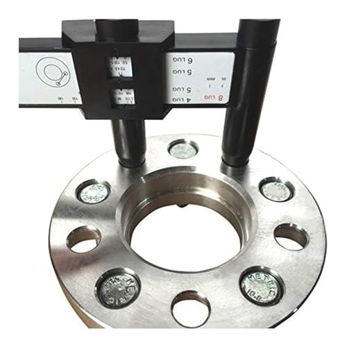 Image of C-HORSE WHEEL CONNECT PCD Gauge,Wheel /Rim Bolt Pattern Measuring Tool, PCD Ruler, Sliding Caliper for 4 5 6 8 Holes