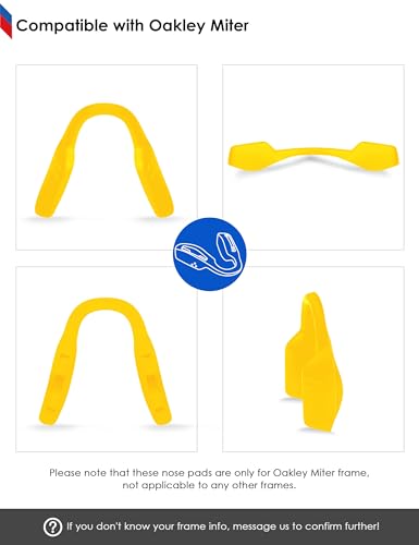 Image of BLAZERBUCK Replacement Nose Piece Nose Pads for Oakley Miter OX8154 Eyeglass