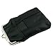 Skyway Kendrick Leather Cigarette Case with Lighter Pouch Pack Holder 100's 120's - Black