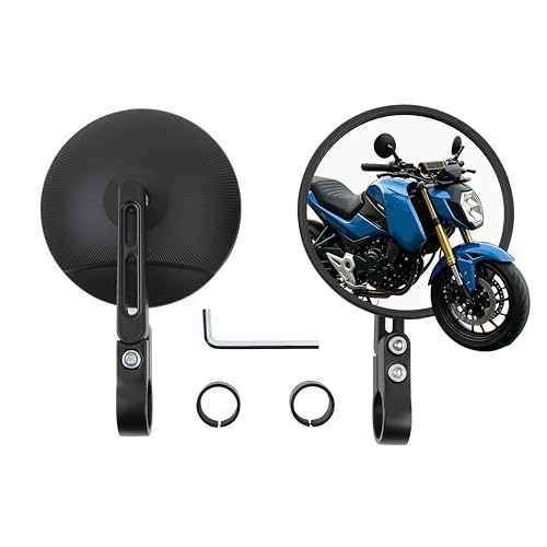 Espejos para manillar de motocicleta DREAMIZER de aluminio CNC mecanizado