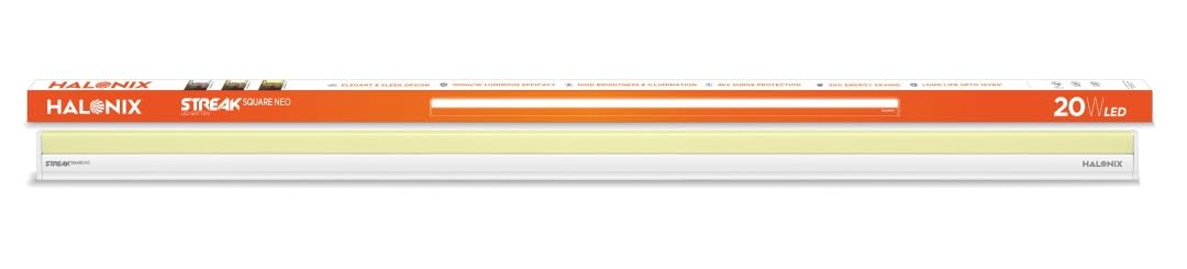 Halonix 20W Led Batten/Tubelight | LED Yellow Tubelight for Living Room, Hall, Shops,Showrooms | Warm White Batten| Pack of 1-image-49