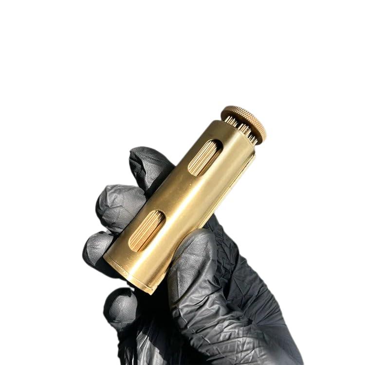 Image of Za Roller - The Za Wheel, The Za Roller Cigarette Roller Portable Brass Rolling Machine, Vintage Cigarette Roller Durable Joint Roller For Men And Women