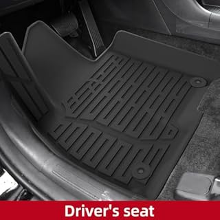 9PCS Full Set of Floor Mats for Hyundai Palisade Hybrid 7 Seats 2026 (Not Fit Fuel Version) All Weather Floor Liners Cargo Liner TPE Front & Rear Trunk Mats Accessories Black