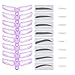 Meifen Eyebrow Mold, 8 Style Eyebrow Template Mold Set DIY Easy Makeup Tool (8Pack)