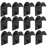 Zerodeko 12pièces Crochets Muraux Adhésifs Lot Pour Vêtements Et Chapeaux Crochets à Chapeau Auto-adhésifs Pour Ranger Et Exposer