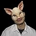 Soochat Halloween Pig Mask Pig Head Mask Half Face Pig Masks for Halloween Festival Masquerade Party Cosplay Props