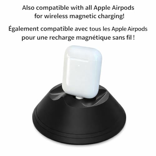 Stimula Lifestyle Wireless Magnetic Charger Stand Compatible with Apple AirPods Max Headphone, Base Holder Lightning Port by STIMULA LIFESTYLE - Image 4