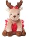 Bearington Darling Dancer Holiday Plush Stuffed Animal Ballerina Reindeer, 6 inches