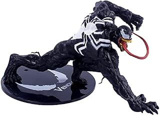 BSNRDX Venom Figure, Marvel Titan Hero Series Deluxe Venom Toy 21-cm Flexible Figure, Collectible Model Statue Toys PVC Figures Desktop Ornaments for Children Aged 6 and Up