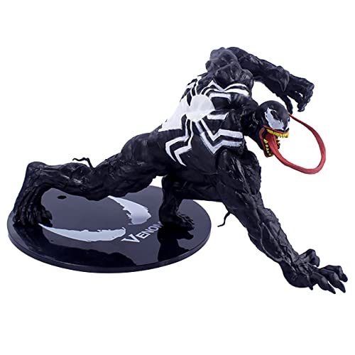 BSNRDX Film Action Venom Figure, Characters PVC Figure Model Collection Toy 21 * 12.5 * 13.5 cm Desktop Ornament Gift for Children Boys Anime Fans Für Geburtstagsgeschenk Sammlung Cover