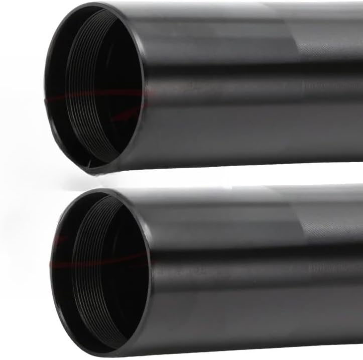 Front Fork Outer Tubes Pipes Compatible For MV Compatible For Agusta Compatible For Brutale 675 2012-2015 2013 2014 Black/Gold Fork Leg Suspension Stanchion Bar 500mm (BLACK)