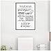 Produktbild YANGMENGDAN Toilet Rules Wall Art Canvas Painting Modern Funny Bathroom Rules Sign Poster Prints Toilet Humour Picture Bathroom Home Decor-50x70cm No Frame