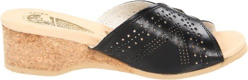 Worishofer Women's 251 Buckled Slide,Black,39 EU (US Women's 9 M) | Image 5