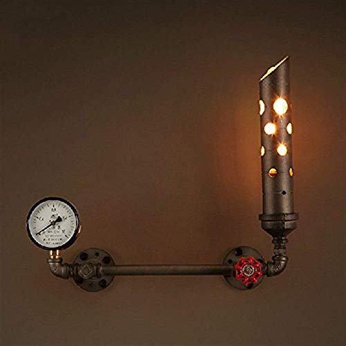 Luces de pared industriales vintage ajustables con enchufe E27 para iluminación retro de hogar 2