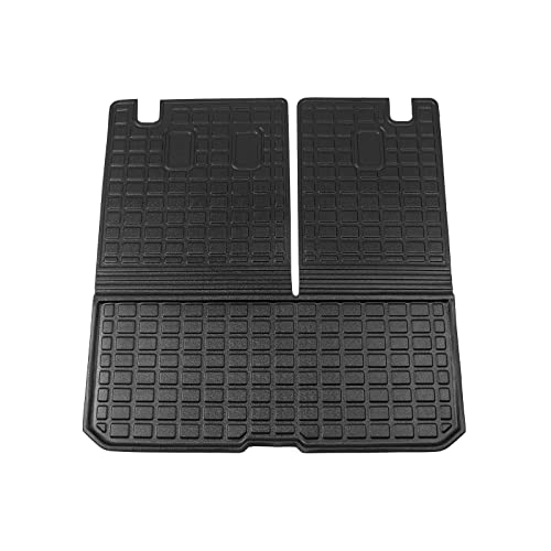 Xipex Fit 2016-2023 Honda Pilot Trunk Mat Cargo Mat Cargo Liner Tpe All Weather Back Seat Cover Protector 2022 Honda Pilot Accessories (Cargo Mat With Backrest Mat) #TOP6