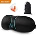 Smartmago 3D-Contoured Sleep Mask with Earplugs, Adjustable Eye Masks for Sleeping, Lightweight and Comfortable, Best Eyeshades for Travel, Shift Work, Naps, Night Blindfold(4th Generation)