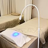 12W UV Lash Light with Foot Pedal, Lash Lamp for Eyelash Extension Grafting Eyebrow Beauty Salon, Lash floor Lamp for Eyelash Tech, Rapid Dry in 2 Seconds, Adjustable Angle and Light Spot Size, White
