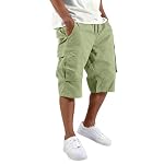 RYTEJFES – Herren Cargohose Kurz Kurze Herren-Shorts Men Shorts Cargo H
