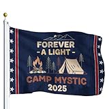 Forever A Light Camp Mystic 2025 Flags For College