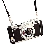 iphone 6 plus cases otterbox 【RETRO STYLE】 Classic 3D vintage style camera shape rugged hybrid bumper kickstand case for mobile phone.