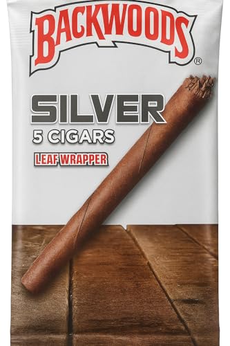 BACKWOODS Wraps - Silver (Russian Cream) - 5 Pack.