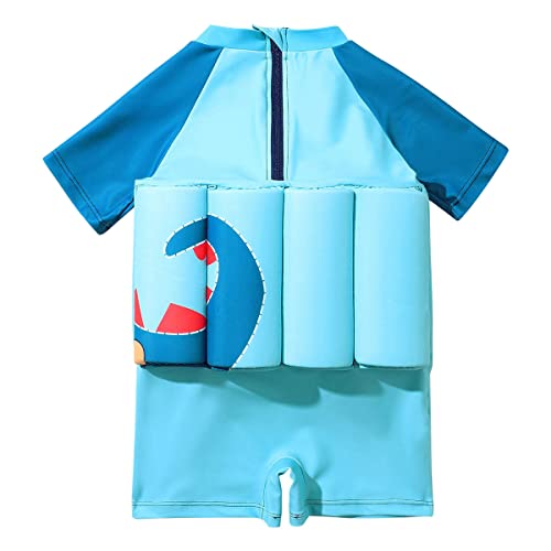 Image of Kids Boys Girls Floatation Swimsuit with Adjustable Buoyancy Baby Float Suit Swim Vest One Piece Swimwear Bathing Suit
