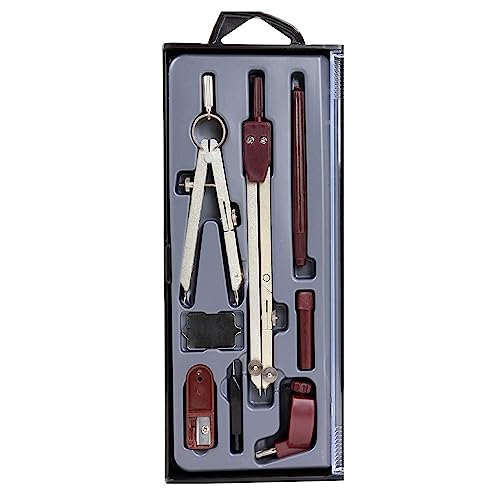 Liquidraw Compass Set - Professional 8-Piece Geometry Drawing Tools