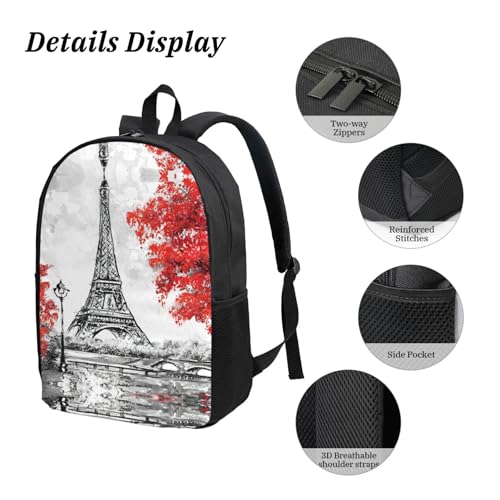 Sac à dos Paris EdWal avec kit de repas complet pour le collège - 5
