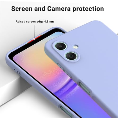 Image of Back Cover for Samsung Galaxy A06 5G / A06 4G | Full Camera Protection | Premium Liquid Silicon Case | Flexible Bumper Case for Samsung Galaxy A06 5G / A06 4G (Purple)