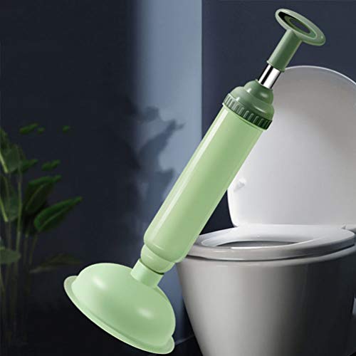 Cabilock Aspirador de vaso sanitário prático solucionador de entupimento de vaso sanitário (verde)