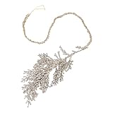 Kiefern Zweige - Glitzer Weihnachtsschmuck 75 Cm | Weihnachts Dekorationszweige Für Den Tannenbaum,zur Dekoration für Innenbereich, Feiertagstisch, Winter Zuhause, Außenbereich, Kamin Sims und