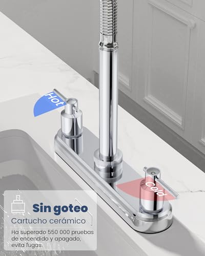 Llaves para fregadero de acero inoxidable 21 Imagen adicional