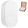 mimaDu® premium hoeslaken voor kinderwagen, hoeslaken voor wieg, hoeslaken geschikt voor Chicco Next2me, hoeslaken voor…
