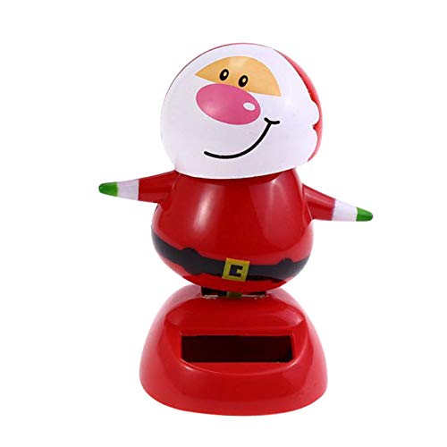 Coche Dashboard Solar Dashboard Juguetes de Danza Decoración del Coche Coche Coche Solar Headshake Muñeco de Nieve Santa Claus Juguetes de Muñeca para Vehículo Cover