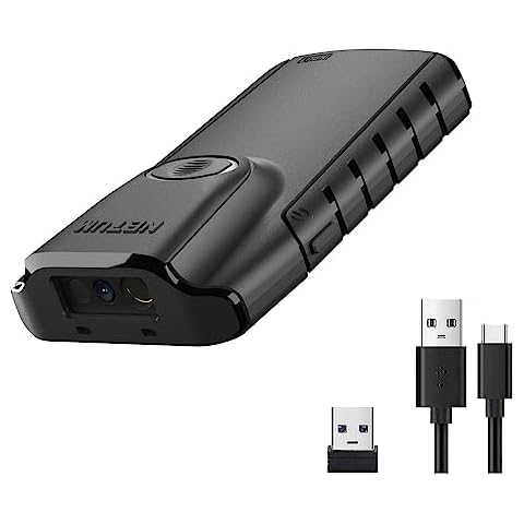 NETUM E800 Bluetooth Barcode Scanner with Clip Cover