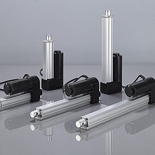 Actuador lineal, Motor silencioso 1 2V 24V 30/50 / 100/150 / 200MM Trazo de 66 mm/s Velocidad 250 0N 250KG Nuevo actuador lineal Funcionamiento estable(12V 10MM S 1200N,200mm stroke)