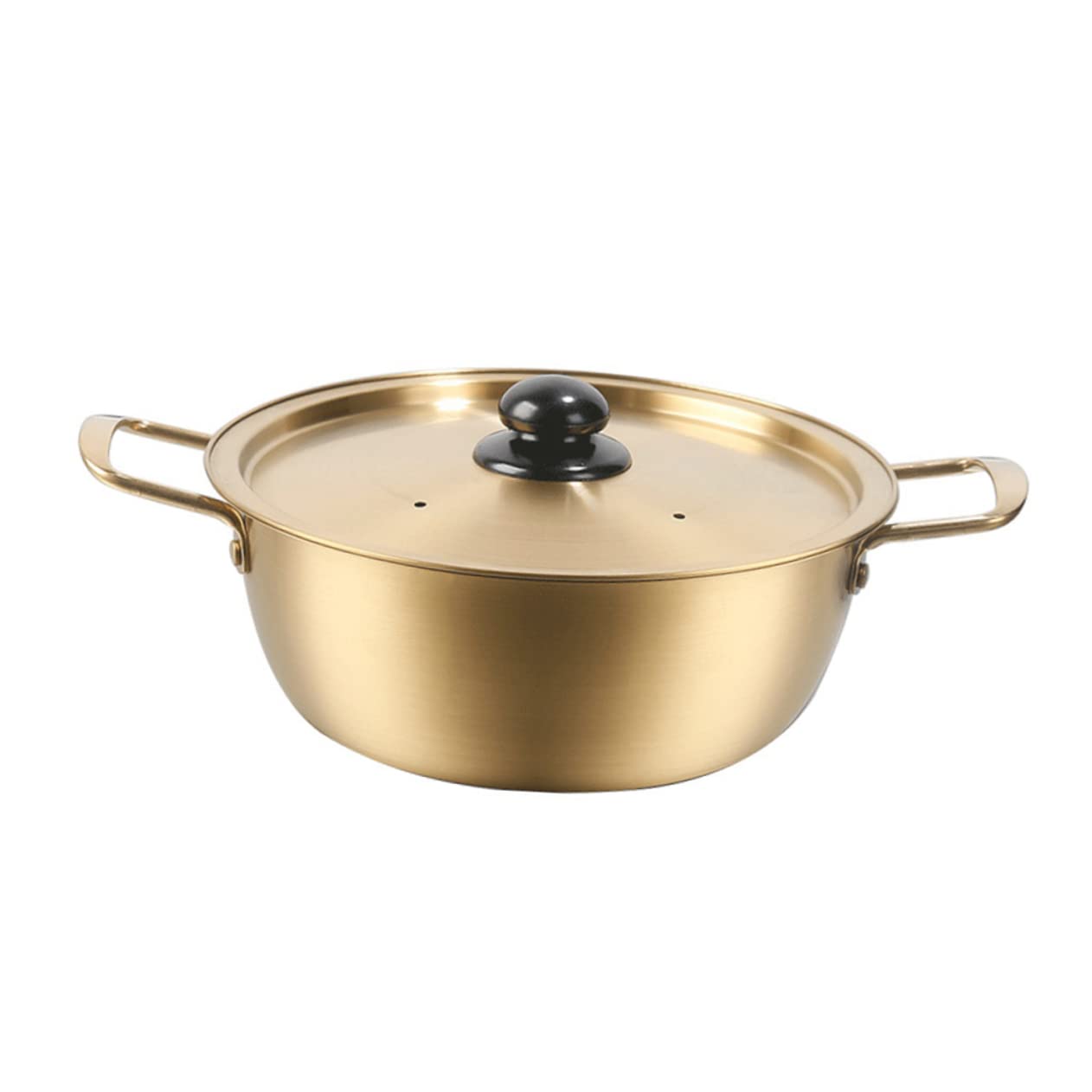 Cabilock Korean Ramen Pot Stainless Steel Portable Cooking Birthday Easy Clean Noodle Pot