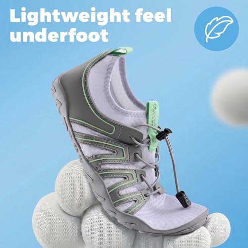 Image of WateLves Water Shoes Mens Womens Beach Swim Shoes Quick-Dry Aqua Socks Pool Shoes for Surf Yoga Water Aerobics