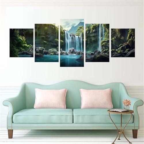 Diamond painting cascade kit anti stress broderie diamant