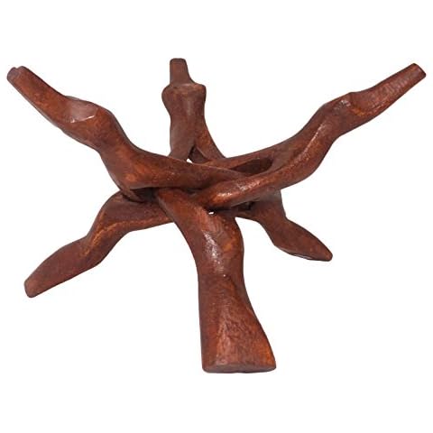 U.S. Shell, Inc. U.S. Shell, Wooden Snake Stand, 8 inches Cover