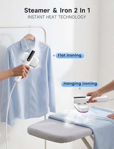 Image of Sundu Steamer for Clothes, Travel Steamer & Iron 2 in 1