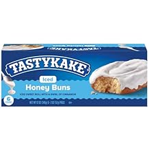 كعك العسل المثلج Tastykake، لفافة حلوة مع القرفة، 6 عدد، علبة سعة 12 أونصة مكونة من 2 قطعة