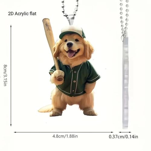hundeschmuck zum aufhängen auto hundeanhänger für innenraum auto | 2D auto anhänger | stylische welpen ornament für auto | hundeschmuck für auto acryl, autoschmuck für innenräume