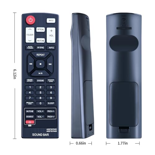 Télécommande AKB73575401 pour barre de son LG NB2430A NB4540 - 4