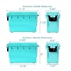 : Logix 12533 Teal Craft Organizer, Art Supply Organizer and Storage, Lockable School Supplies Organization, Moisture Resistant, Made in USA #1